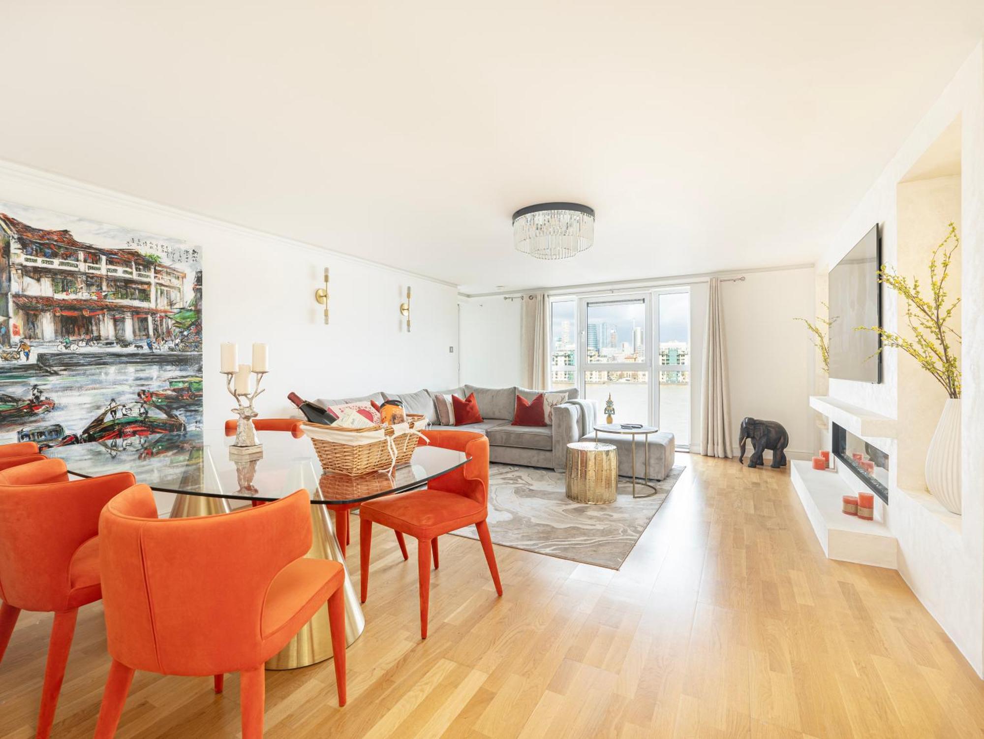 The View Greenwich - Luxury River Thames Apartment Londres Exterior foto