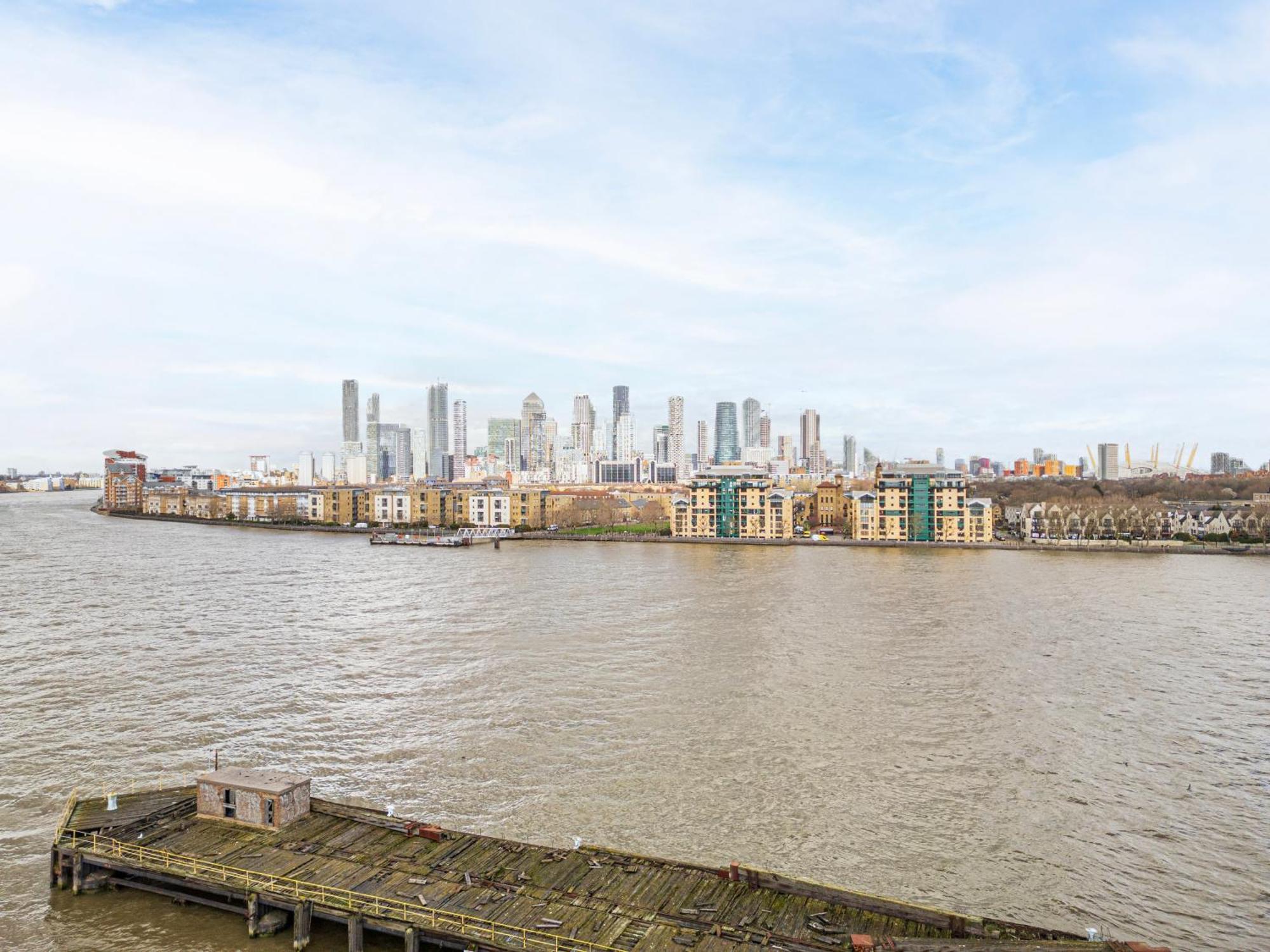 The View Greenwich - Luxury River Thames Apartment Londres Exterior foto